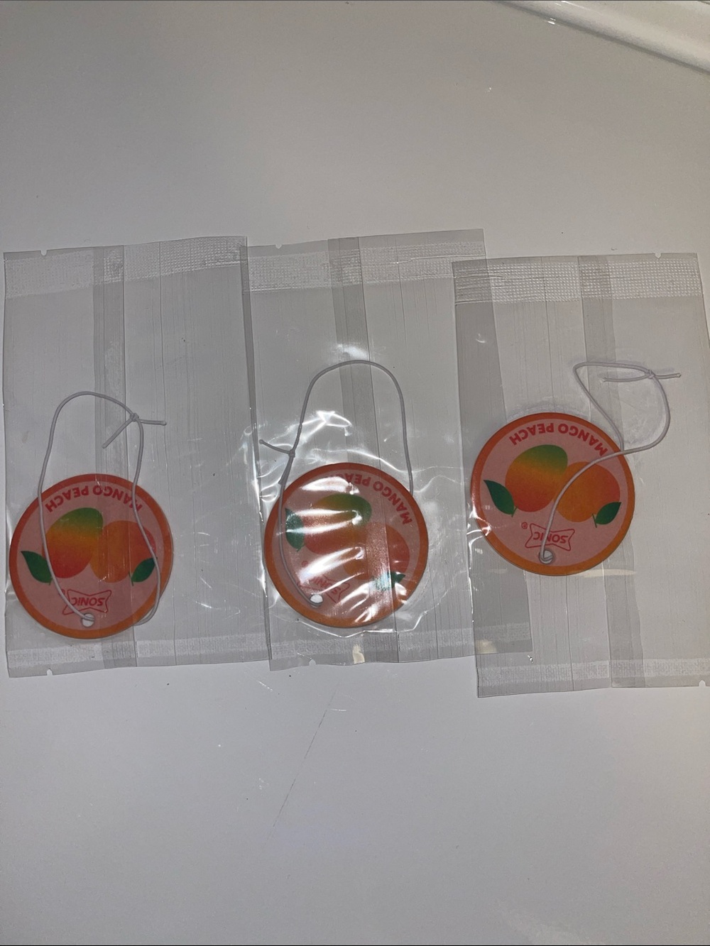 Sonic drive-in brand
Mango Peach Scented limited edition Air Freshener